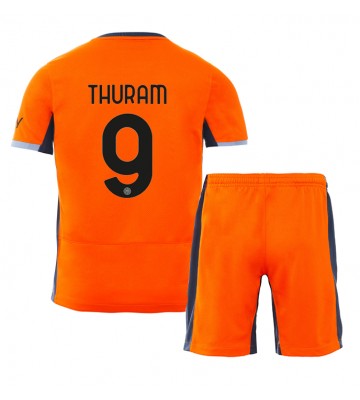 Inter Milan Marcus Thuram #9 Tercera Equipación Niños 2023-24 Manga Corta (+ Pantalones cortos)